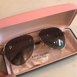 Kate Spade Amarissa Aviator Sunglasses NWT